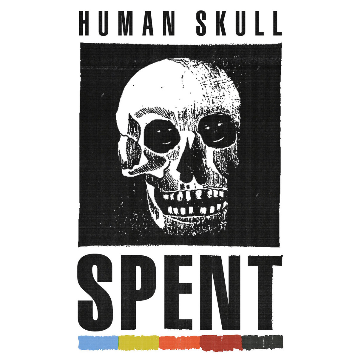 cover art - human skull spent skull art